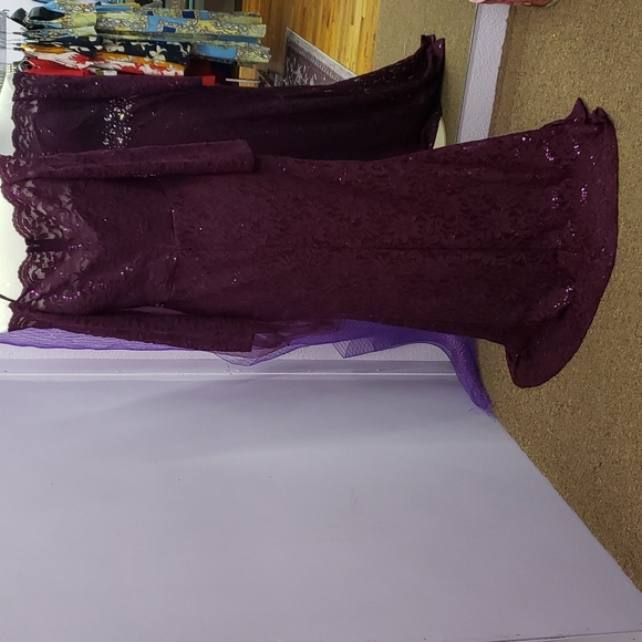Cindy Collection 2X purple Formal Dress - Picture 5 of 8